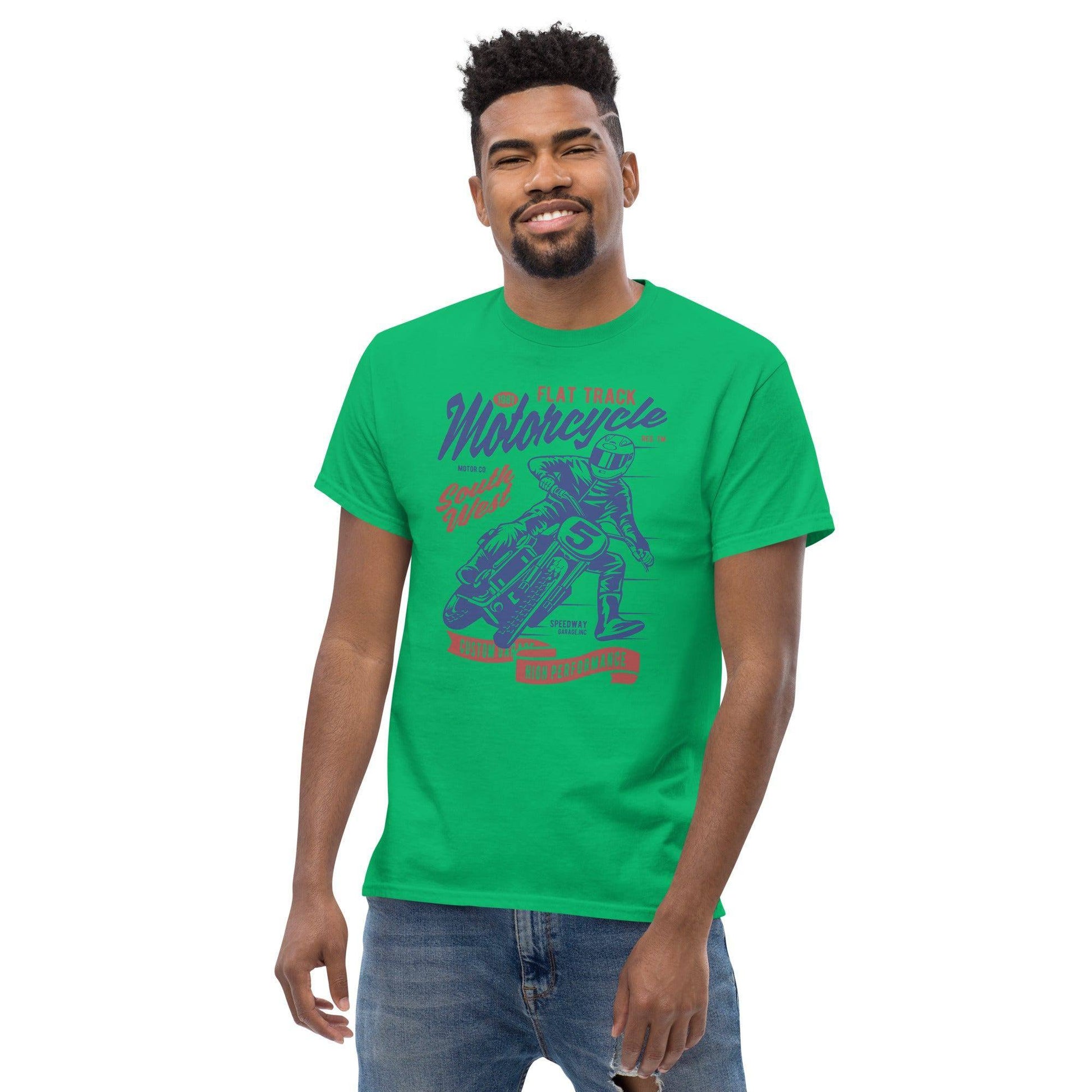 flat-track-motorcycle-herren-t-shirt-t-shirt-jlr-design-53834 - JLR Design