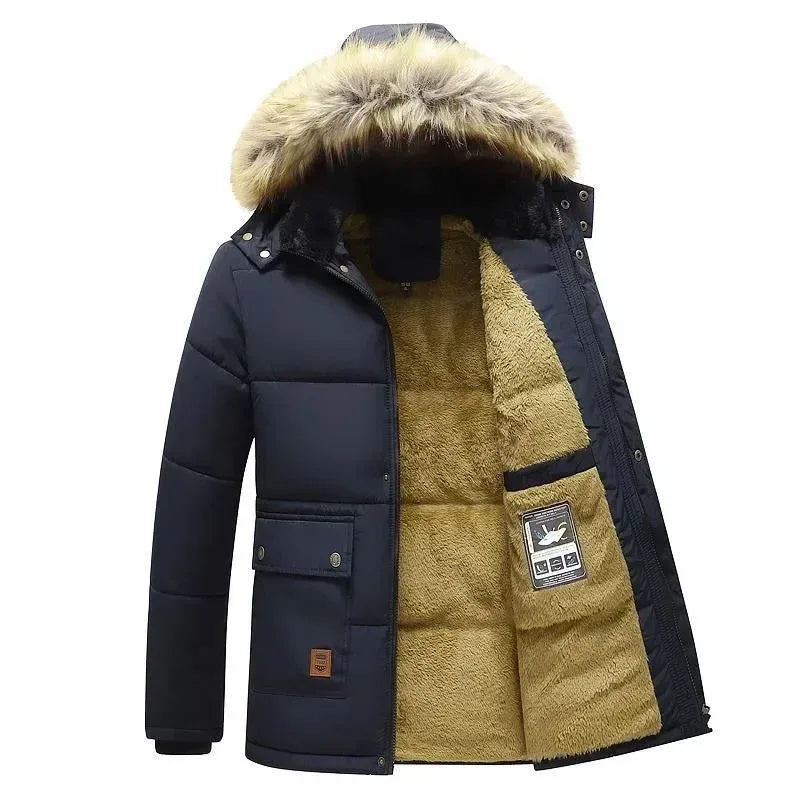 Fleece gefütterter Wintermantel Parka JLR Design