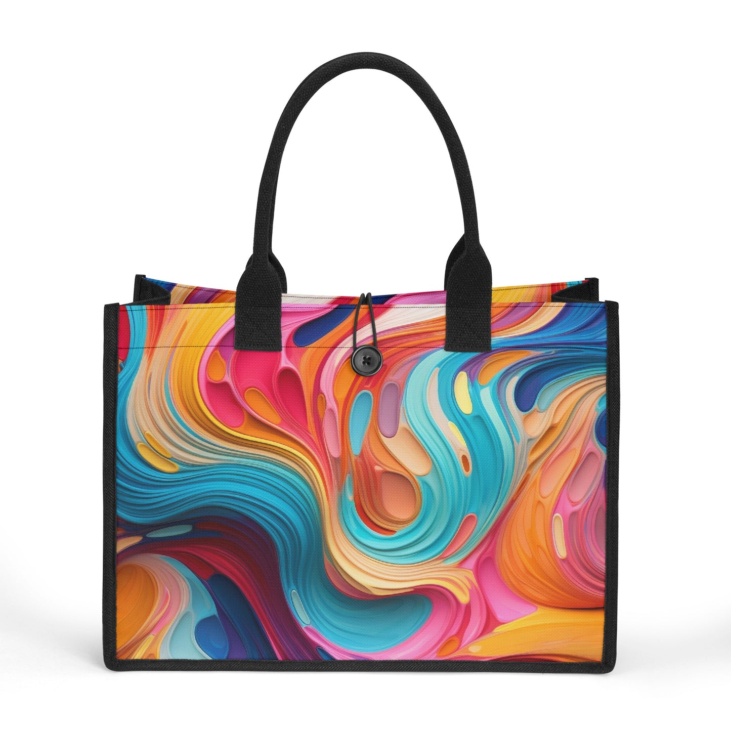 Fluid Color Premium Canvas Shopper Tasche Tragetasche JLR Design