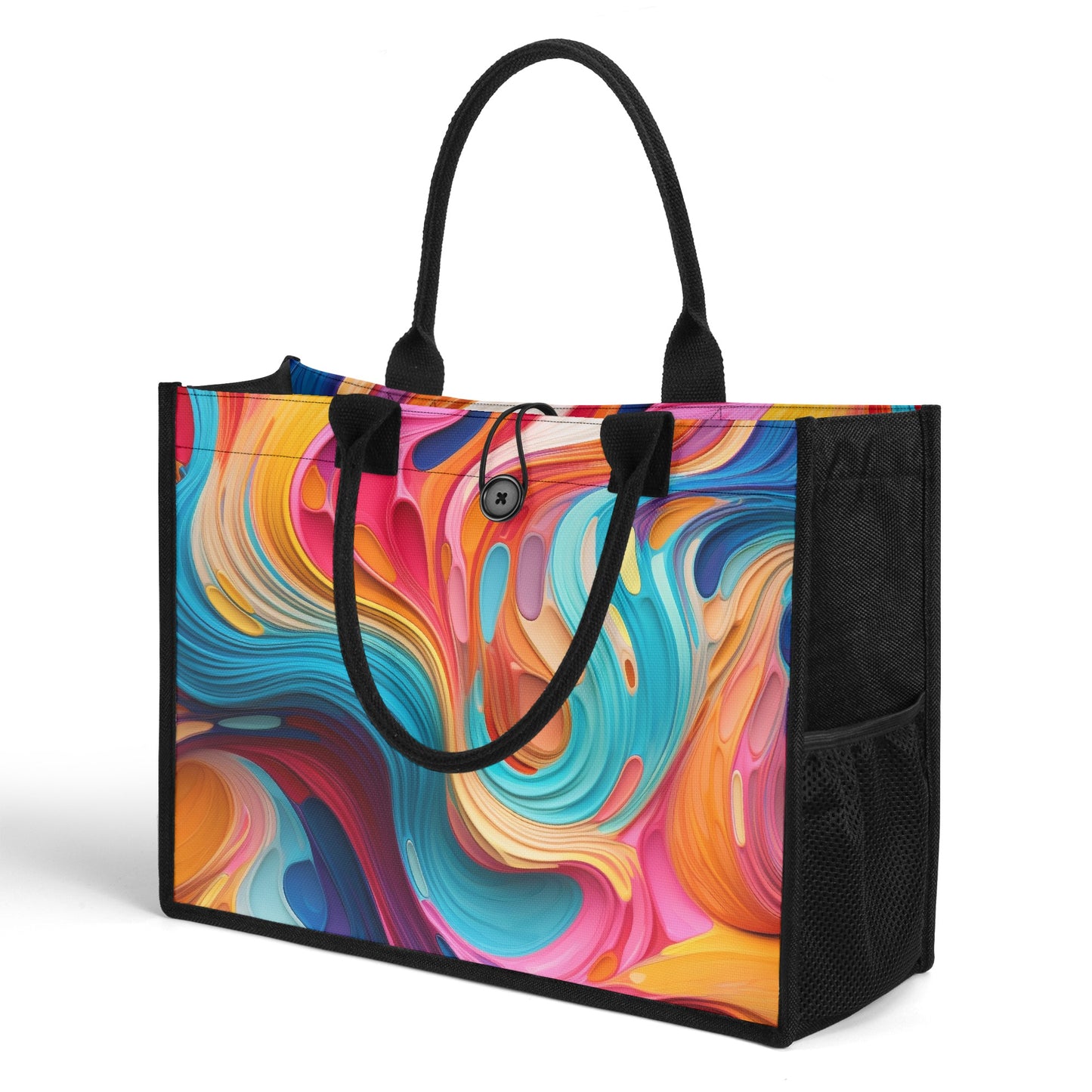 Fluid Color Premium Canvas Shopper Tasche Tragetasche JLR Design