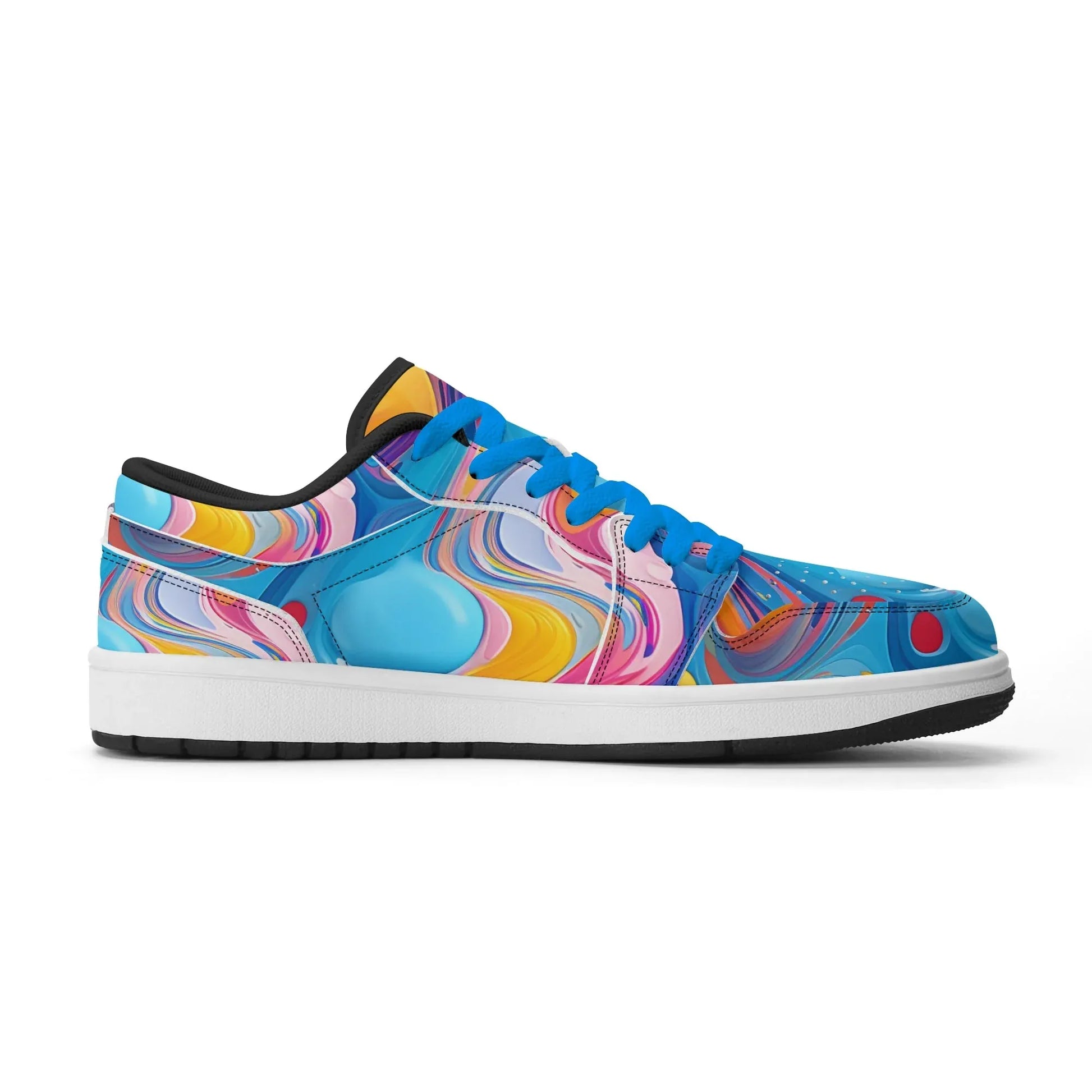 fluid-colors-low-top-leder-sneaker-fur-damen-sneaker-jlr-design-92578 - JLR Design