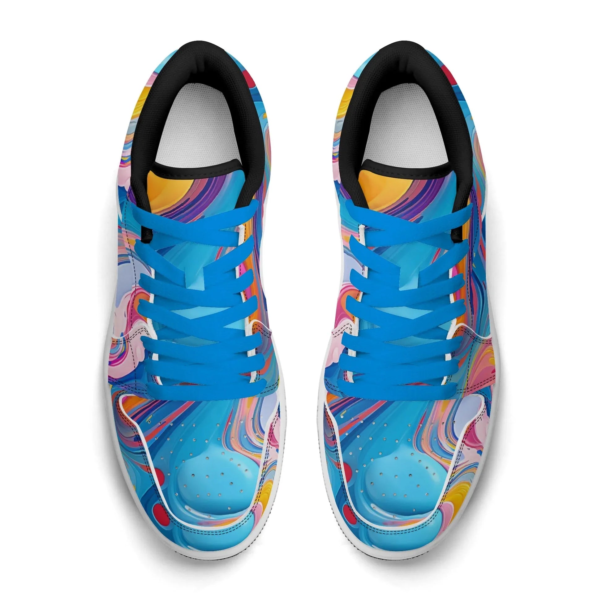 fluid-colors-low-top-leder-sneaker-fur-damen-sneaker-jlr-design-72862 - JLR Design