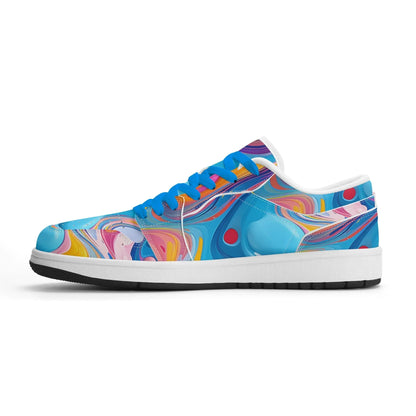 fluid-colors-low-top-leder-sneaker-fur-damen-sneaker-jlr-design-82934 - JLR Design