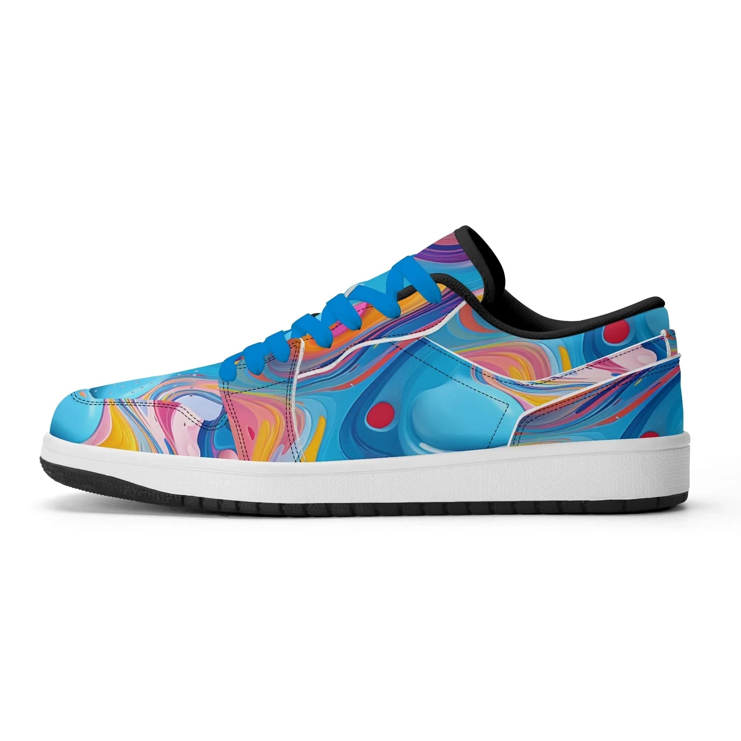 fluid-colors-low-top-leder-sneaker-fur-damen-sneaker-jlr-design-44195 - JLR Design