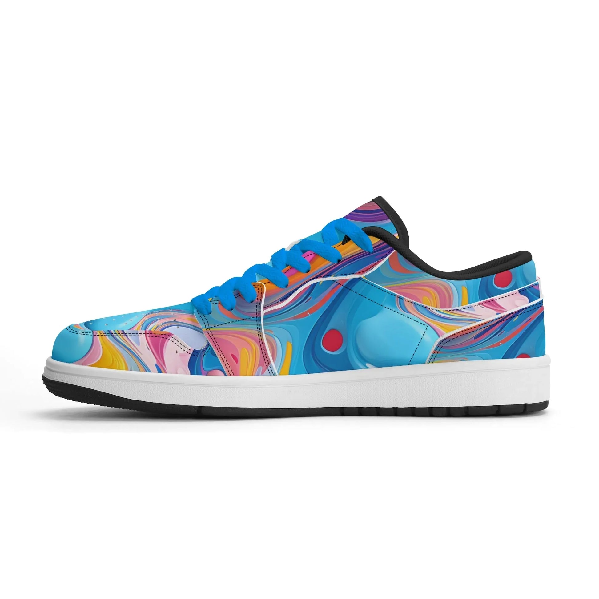 fluid-colors-low-top-leder-sneaker-fur-herren-sneaker-jlr-design-91113 - JLR Design