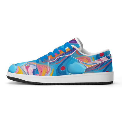Fluid Colors Low Top Leder Sneaker für Herren Sneaker JLR Design