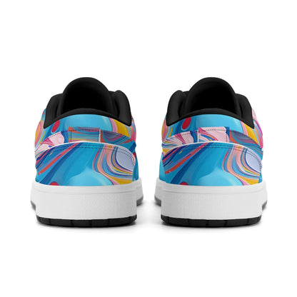 fluid-colors-low-top-leder-sneaker-fur-herren-sneaker-jlr-design-36906 - JLR Design