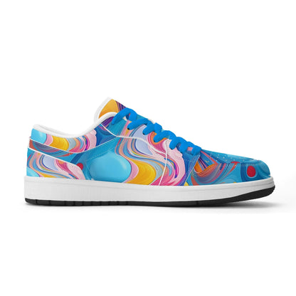 fluid-colors-low-top-leder-sneaker-fur-herren-sneaker-jlr-design-75958 - JLR Design