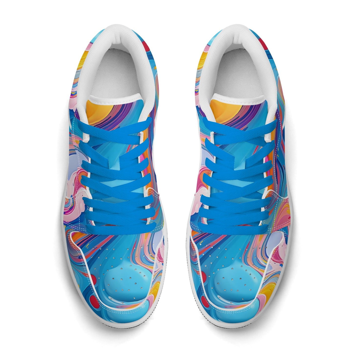 Fluid Colors Low Top Leder Sneaker für Herren Sneaker JLR Design