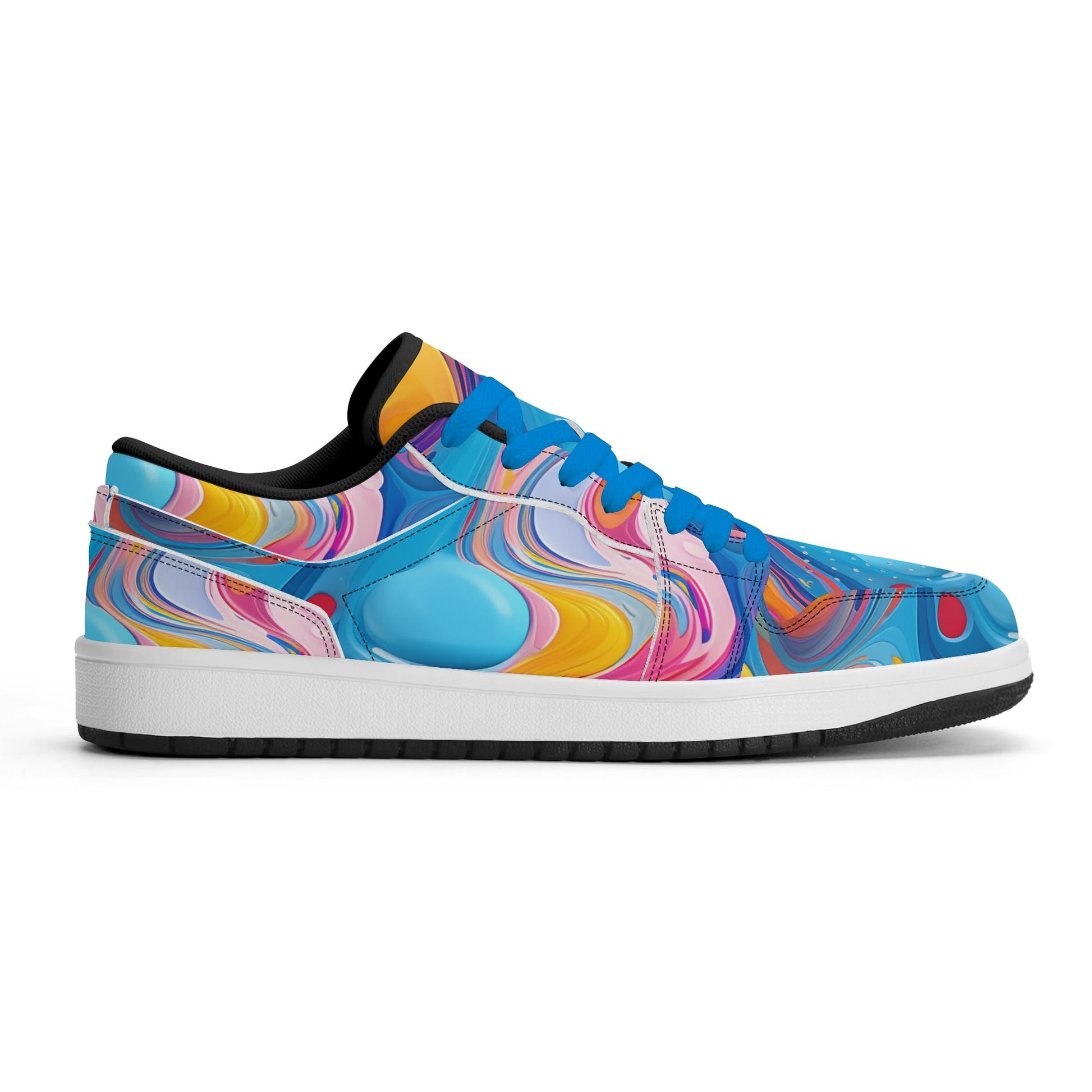 Fluid Colors Low Top Leder Sneaker für Herren Sneaker JLR Design