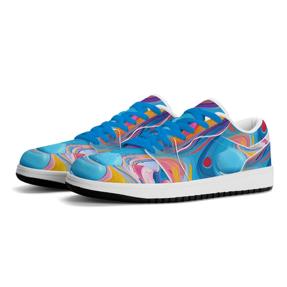 Fluid Colors Low Top Leder Sneaker für Herren Sneaker JLR Design