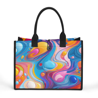 Fluid Colour Canvas Shopper Tasche Einkaufstasche JLR Design