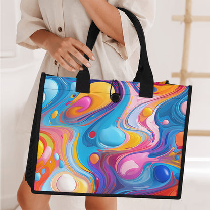 Fluid Colour Canvas Shopper Tasche Einkaufstasche JLR Design