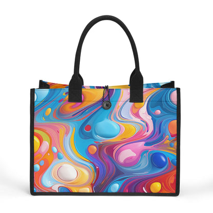 Fluid Colour Premium Canvas Shopper Tasche Tragetasche JLR Design