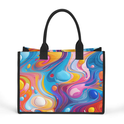 Fluid Colour Premium Canvas Shopper Tasche Tragetasche JLR Design