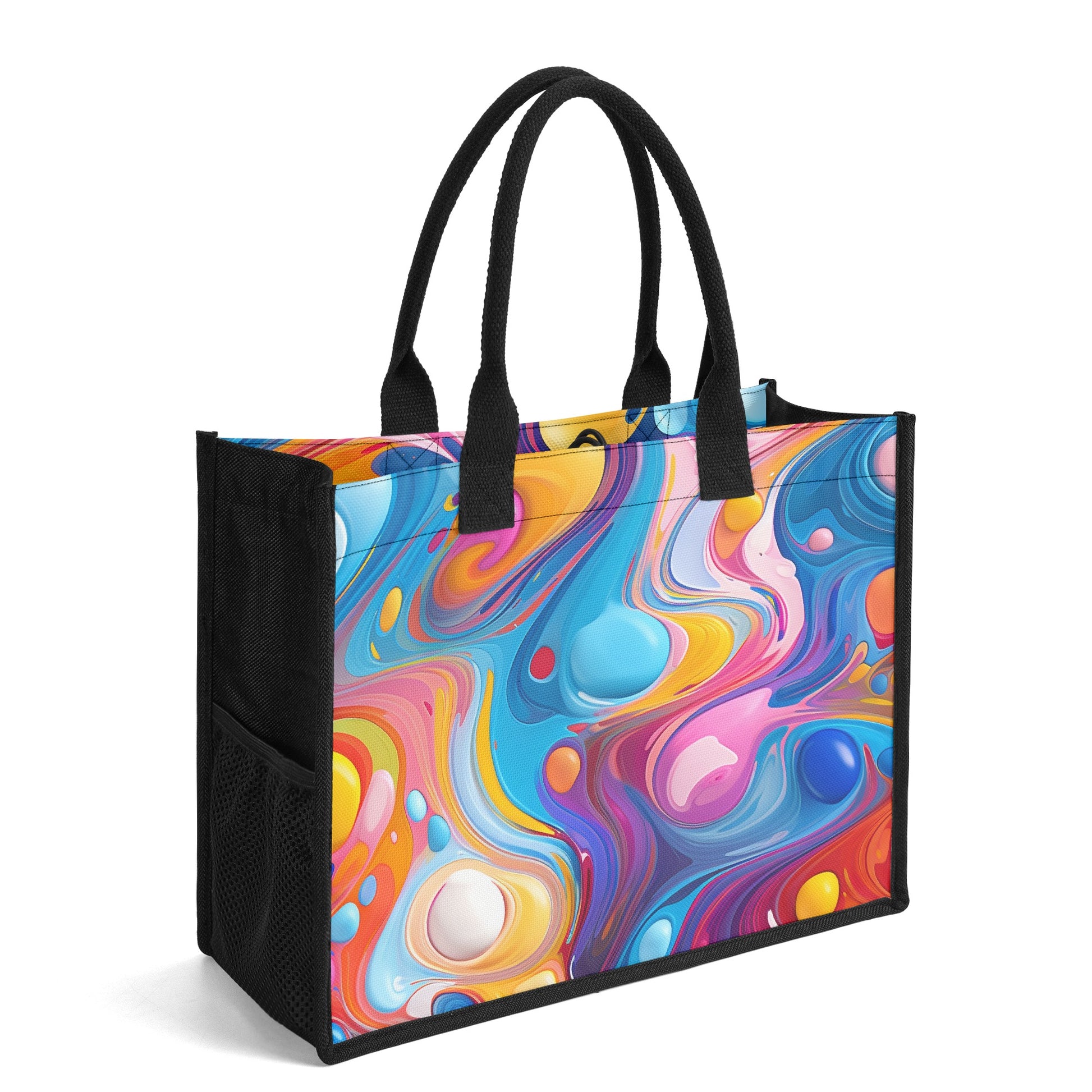 Fluid Colour Premium Canvas Shopper Tasche Tragetasche JLR Design