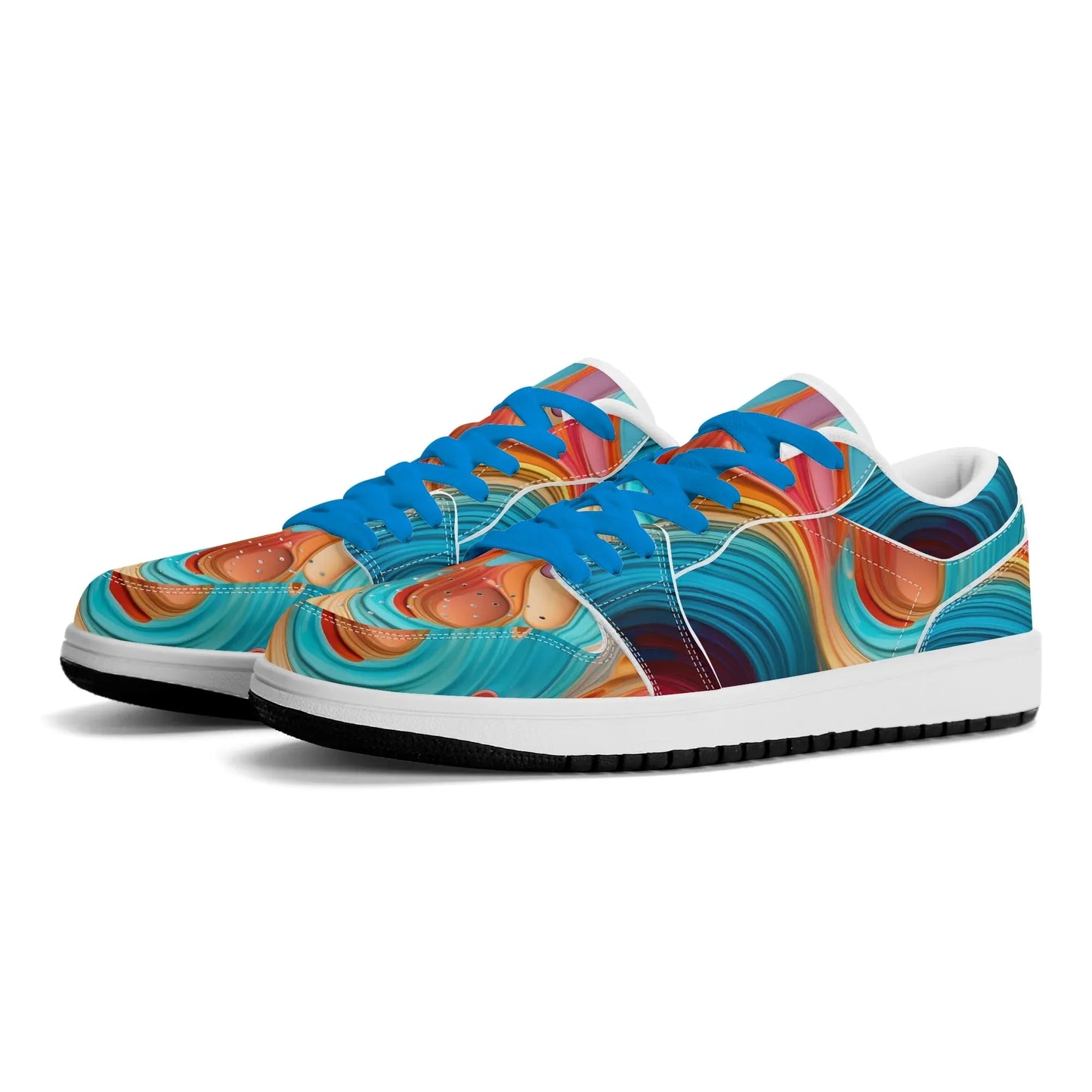 fluid-colours-low-top-leder-sneaker-fur-herren-sneaker-jlr-design-35940 - JLR Design