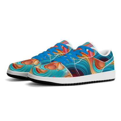 fluid-colours-low-top-leder-sneaker-fur-herren-sneaker-jlr-design-35940 - JLR Design