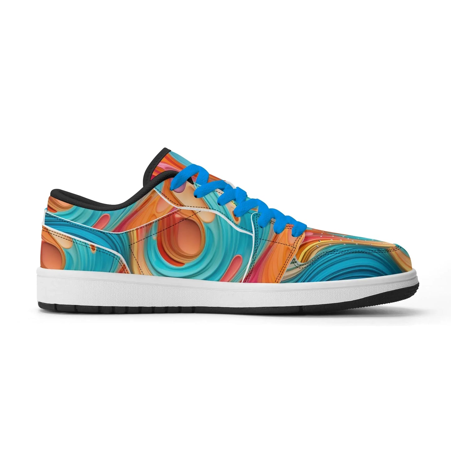 fluid-colours-low-top-leder-sneaker-fur-herren-sneaker-jlr-design-86055 - JLR Design