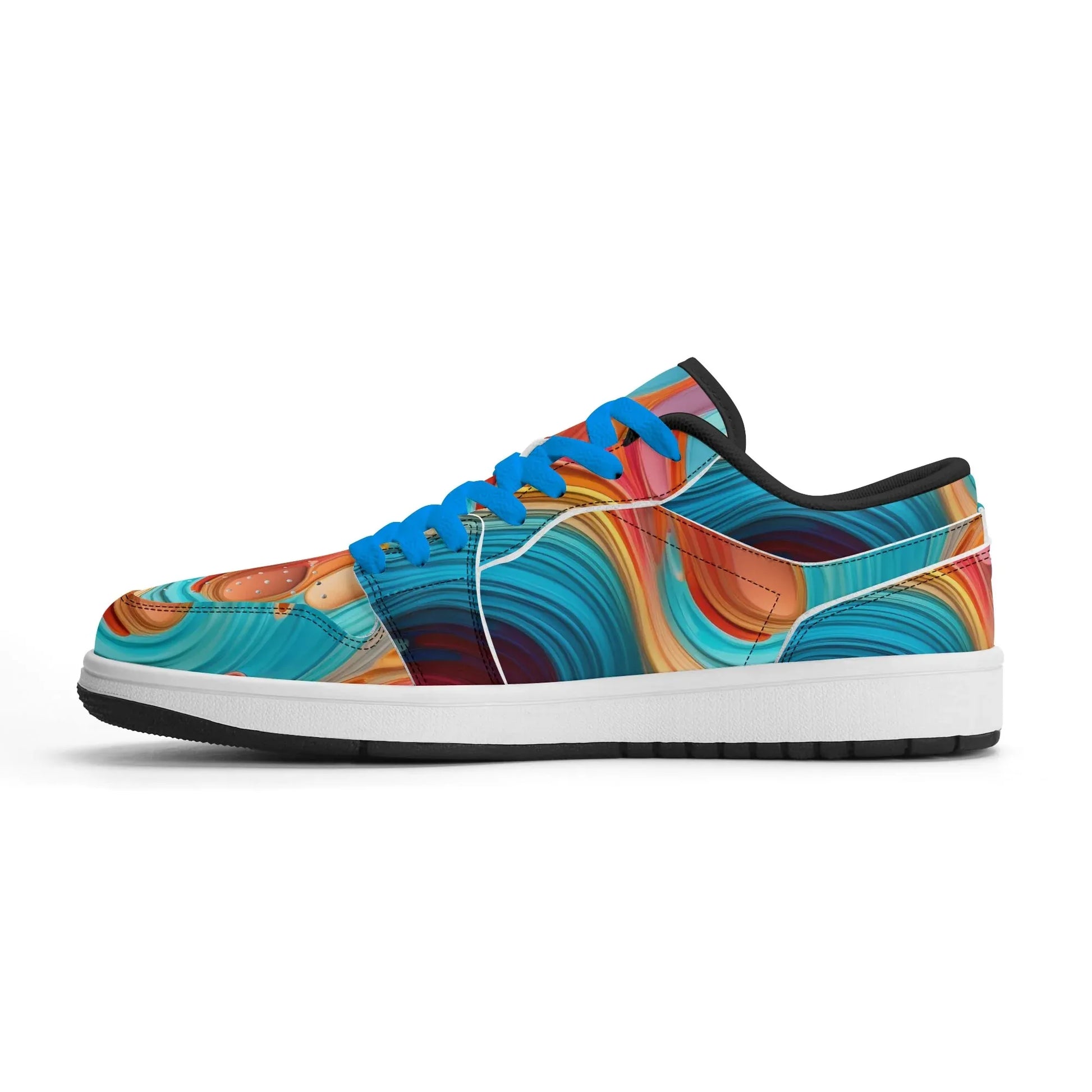 fluid-colours-low-top-leder-sneaker-fur-herren-sneaker-jlr-design-55350 - JLR Design
