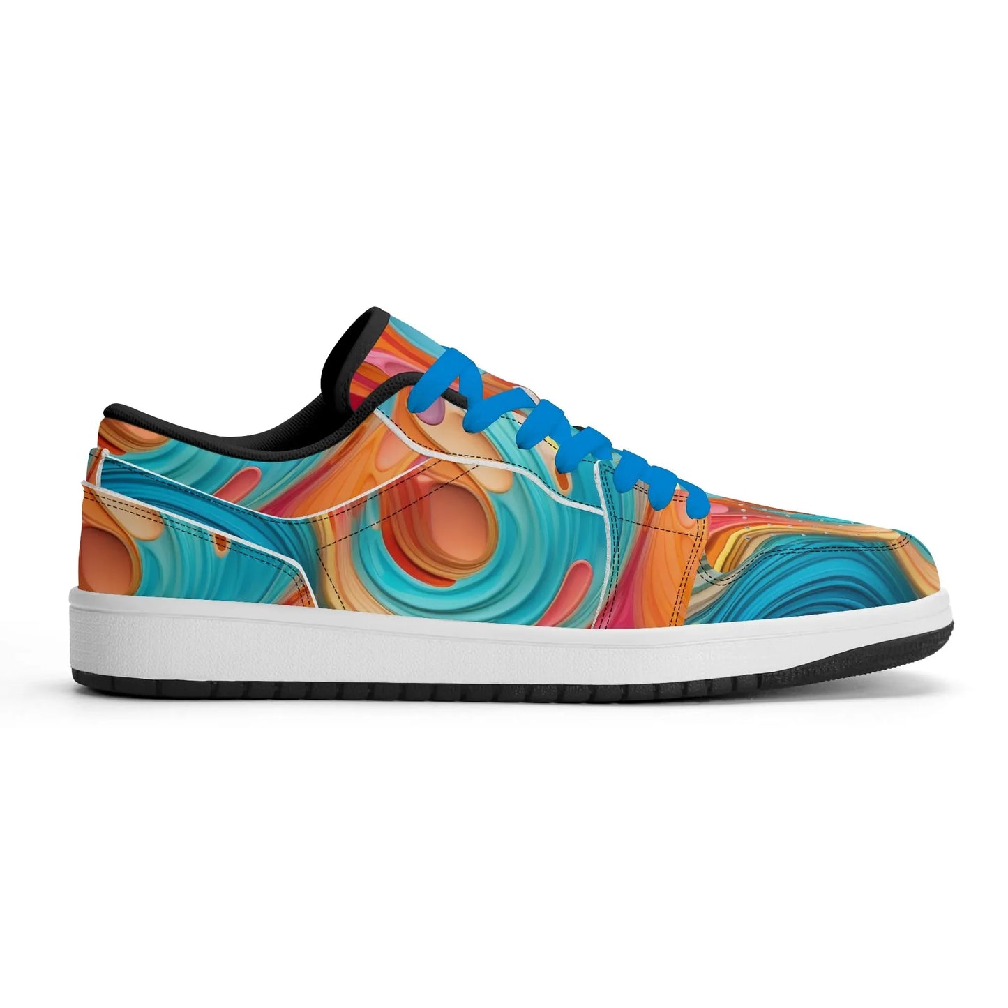 fluid-colours-low-top-leder-sneaker-fur-herren-sneaker-jlr-design-82714 - JLR Design