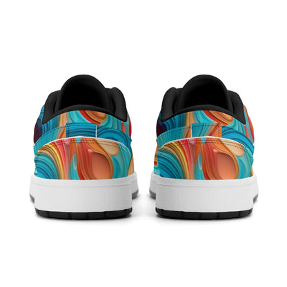 fluid-colours-low-top-leder-sneaker-fur-herren-sneaker-jlr-design-70516 - JLR Design