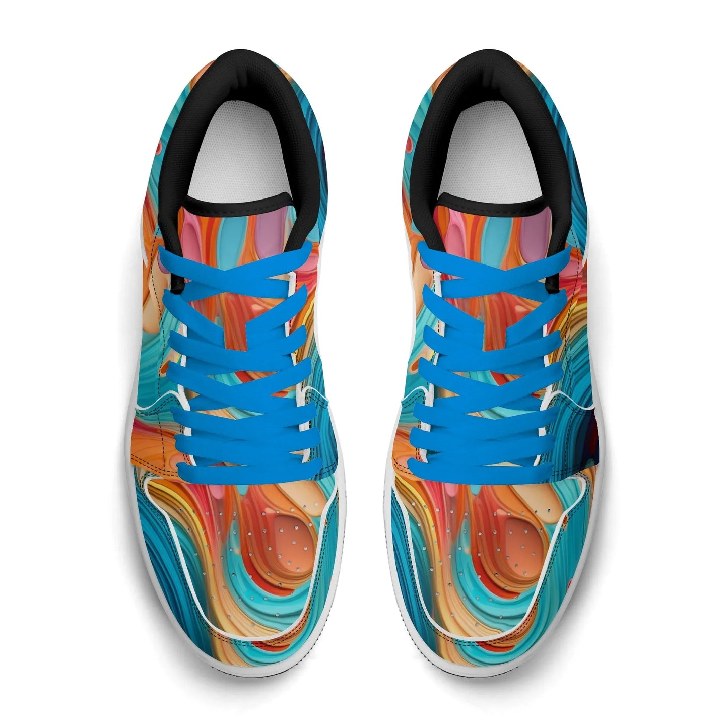 fluid-colours-low-top-leder-sneaker-fur-herren-sneaker-jlr-design-69219 - JLR Design