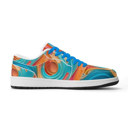 fluid-colours-low-top-leder-sneaker-fur-herren-sneaker-jlr-design-76982 - JLR Design