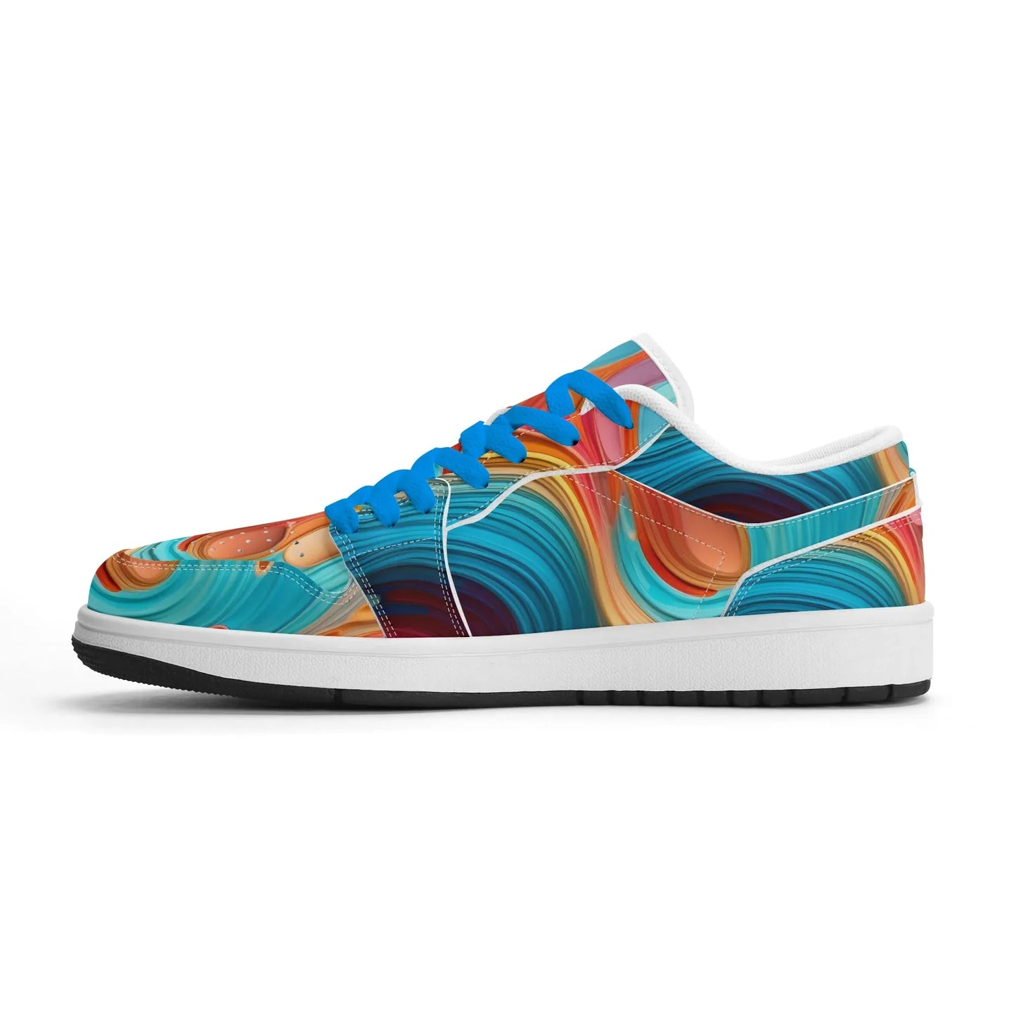 fluid-colours-low-top-leder-sneaker-fur-herren-sneaker-jlr-design-11207 - JLR Design