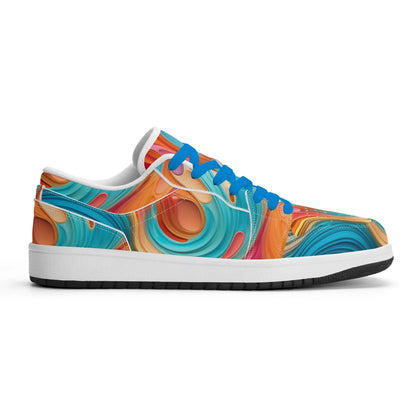 fluid-colours-low-top-leder-sneaker-fur-herren-sneaker-jlr-design-56870 - JLR Design