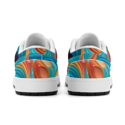 fluid-colours-low-top-leder-sneaker-fur-herren-sneaker-jlr-design-95476 - JLR Design