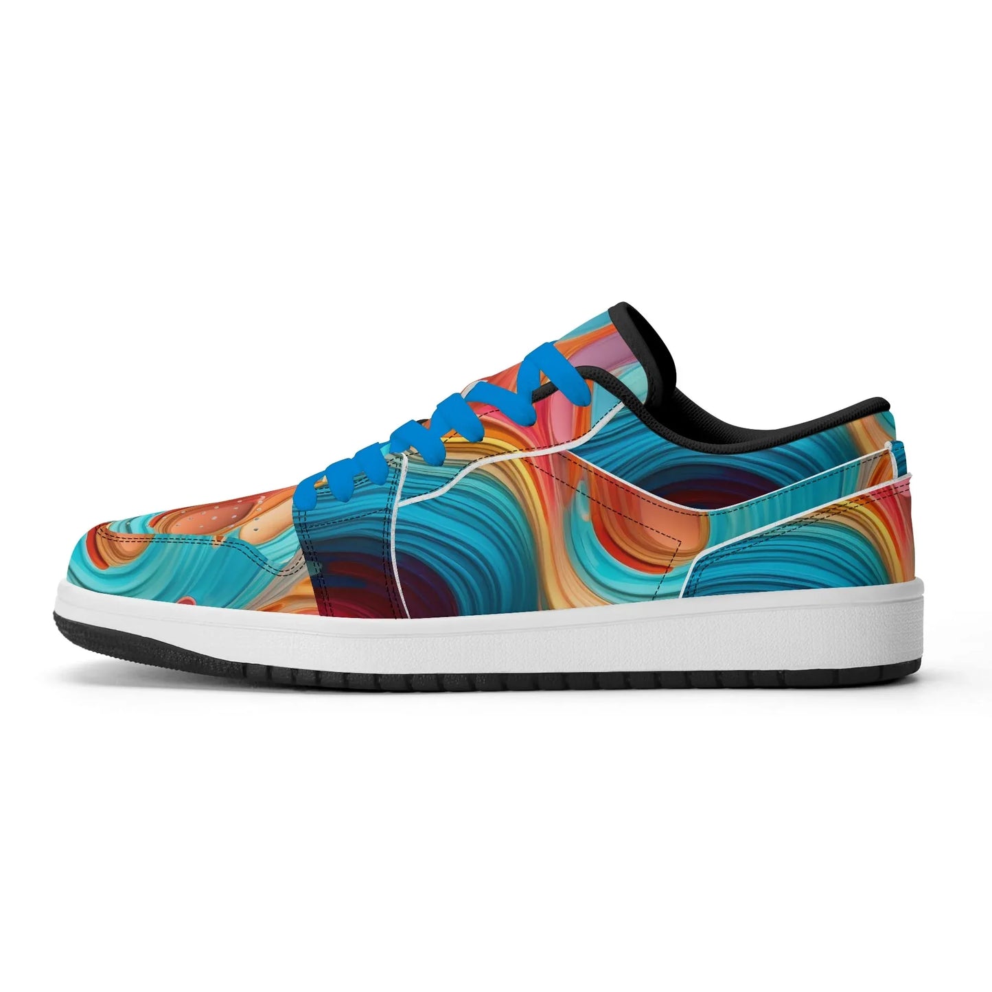 fluid-colours-low-top-leder-sneaker-fur-herren-sneaker-jlr-design-19760 - JLR Design