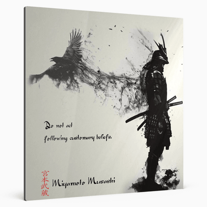 Fünfzehnte Regel - Miyamoto Musashi Poster 49.99 Acryl, Alu, Canvas, Fifthteenth, Fünfzehnte, Holz, Leinwand, Miyamoto, Musashi, Regel, Rule, verbund JLR Design