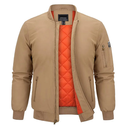 Gefütterte Herren-Bomberjacke – Klassischer Retro-Stil für kalte Tage Bomberjacke JLR Design