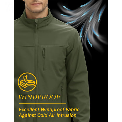 Gefütterte Softshell-Jacke für Herren Bomberjacke JLR Design