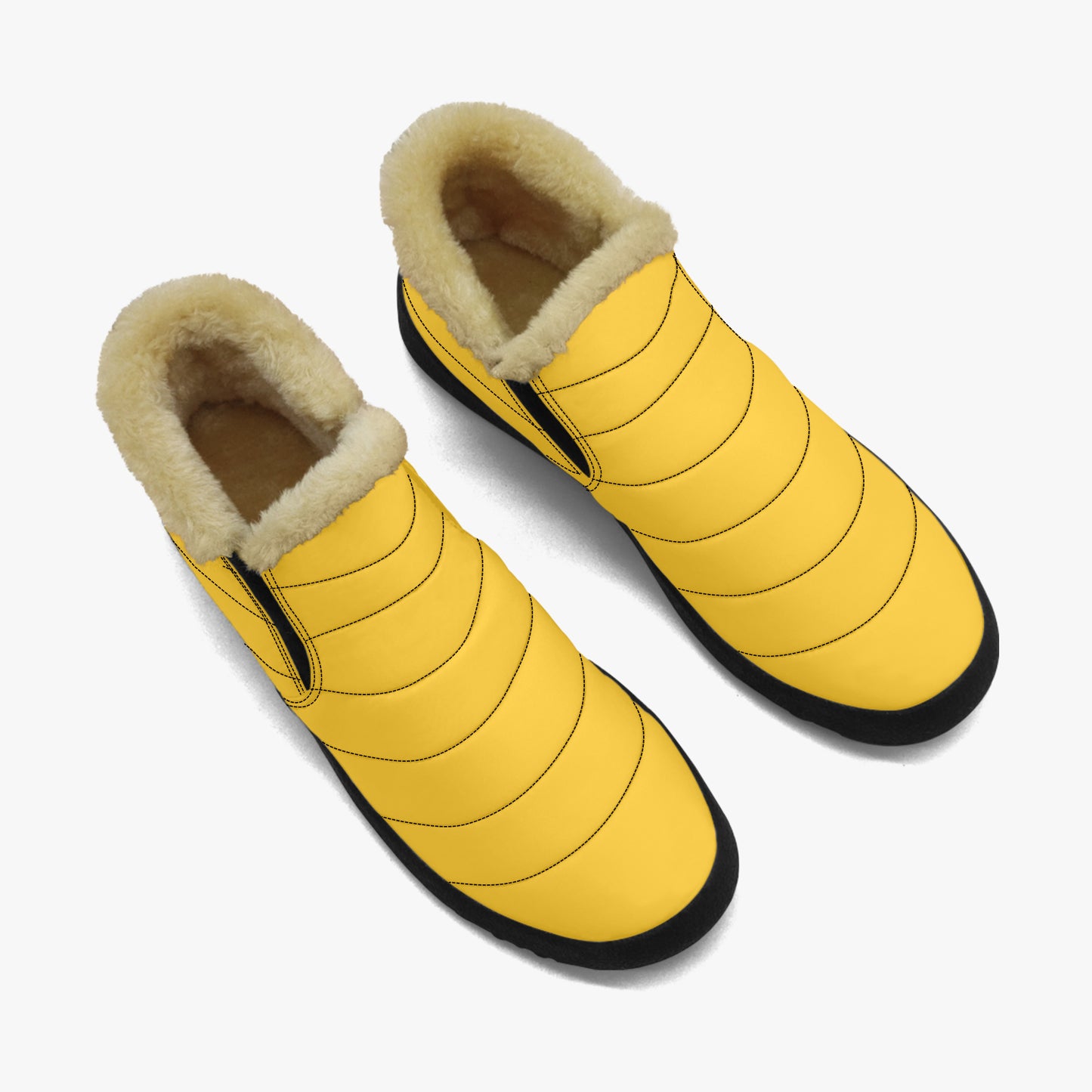 Gelbe Faux Fur Slipper Slipper JLR Design