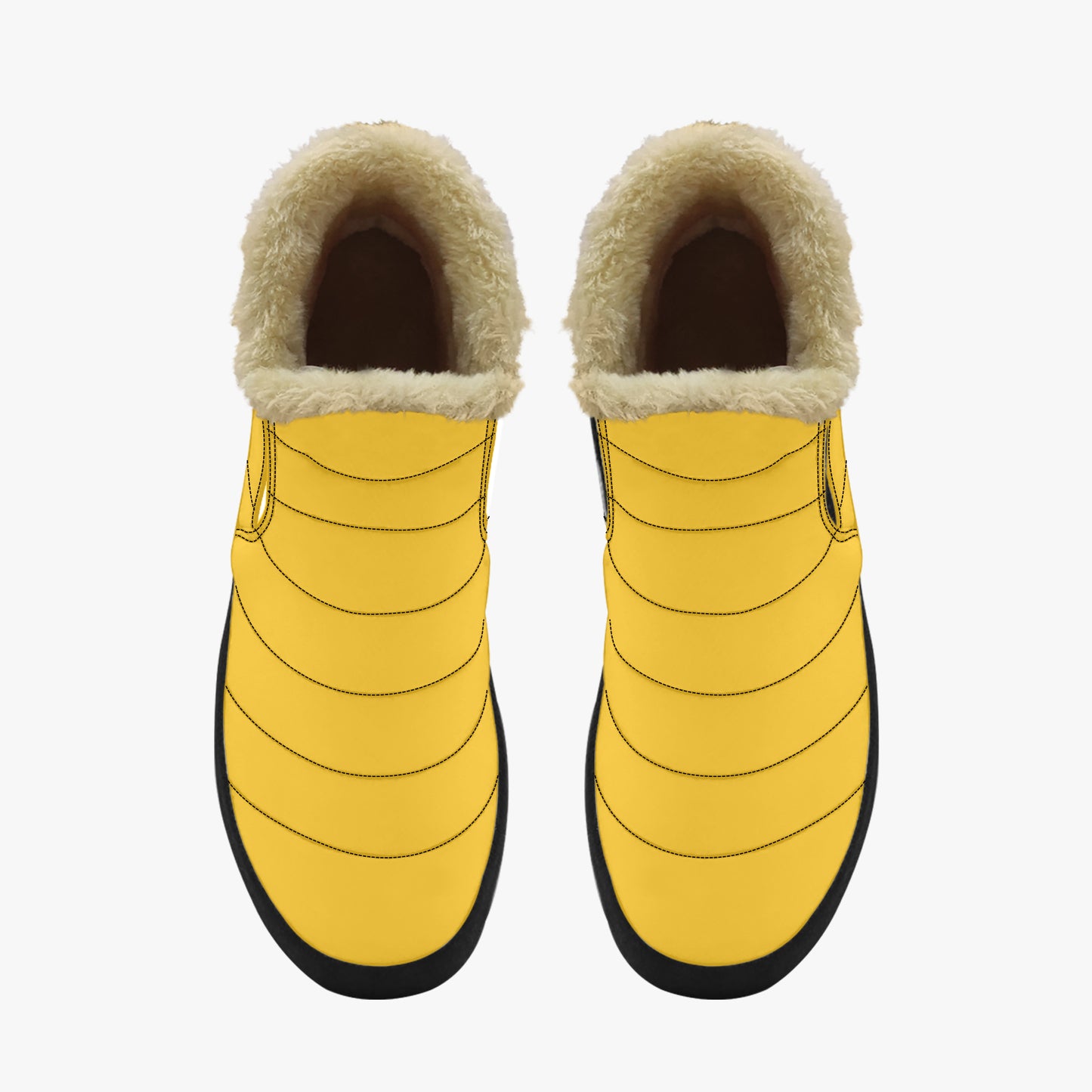 Gelbe Faux Fur Slipper Slipper JLR Design