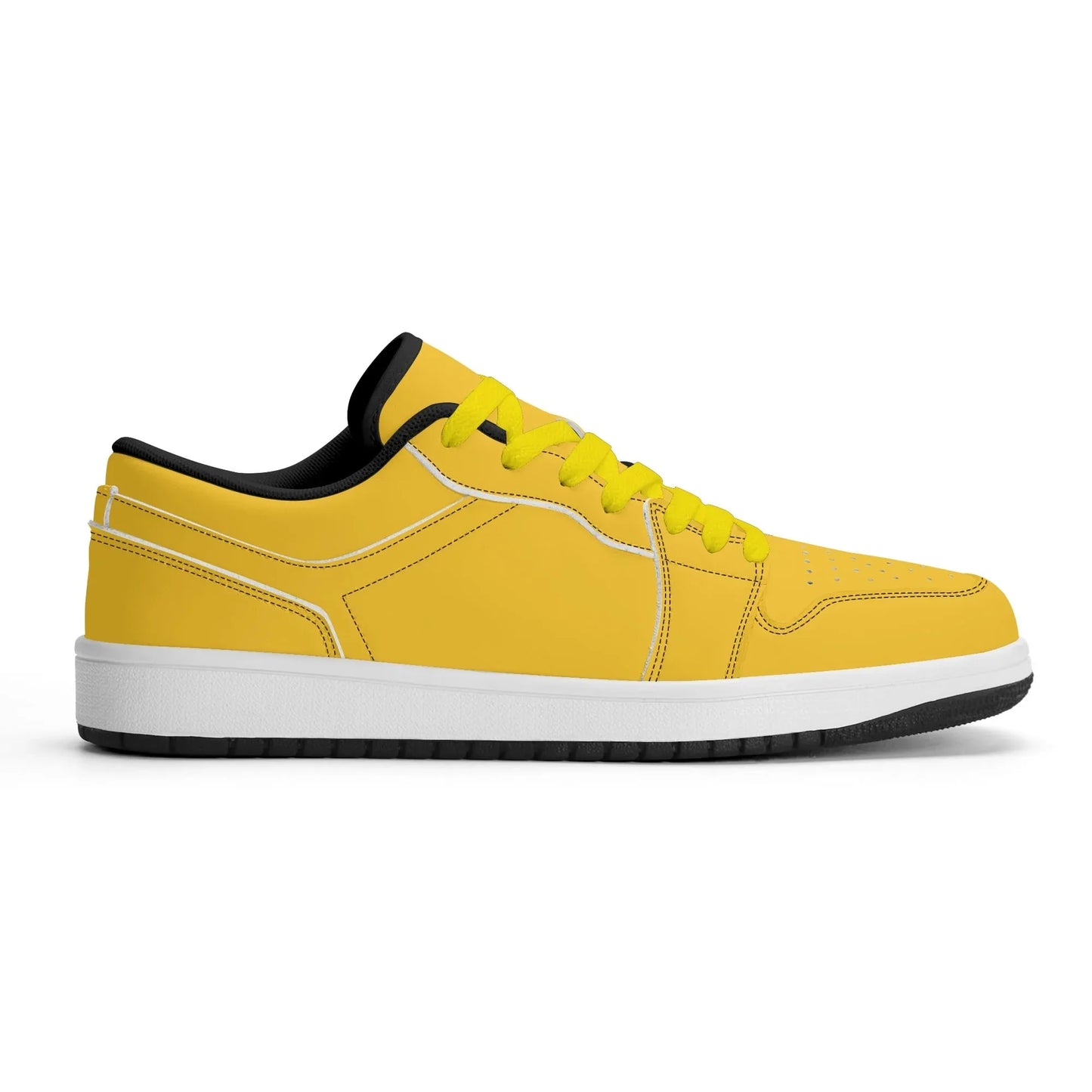 gelbe-low-top-leder-sneaker-fur-damen-sneaker-jlr-design-32105 - JLR Design