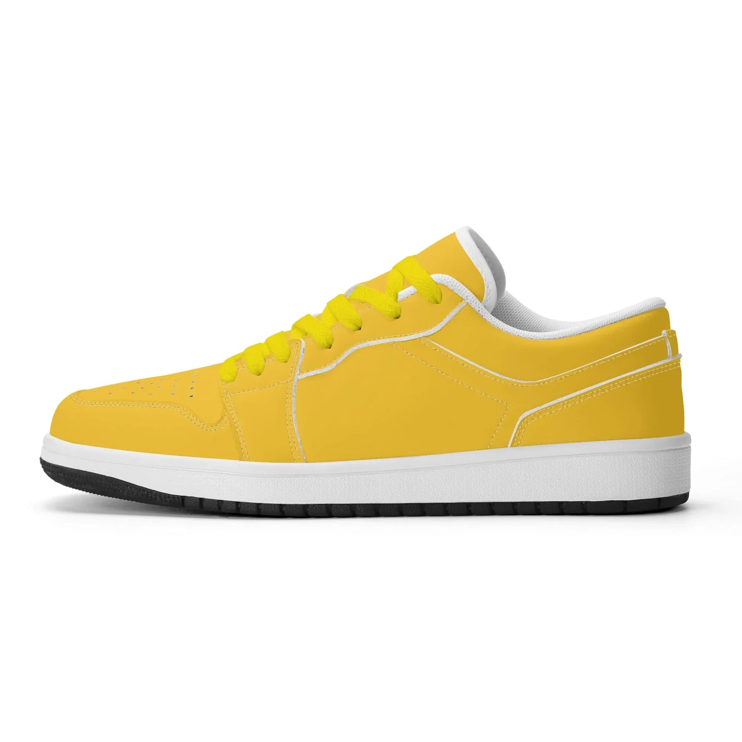 gelbe-low-top-leder-sneaker-fur-damen-sneaker-jlr-design-33585 - JLR Design