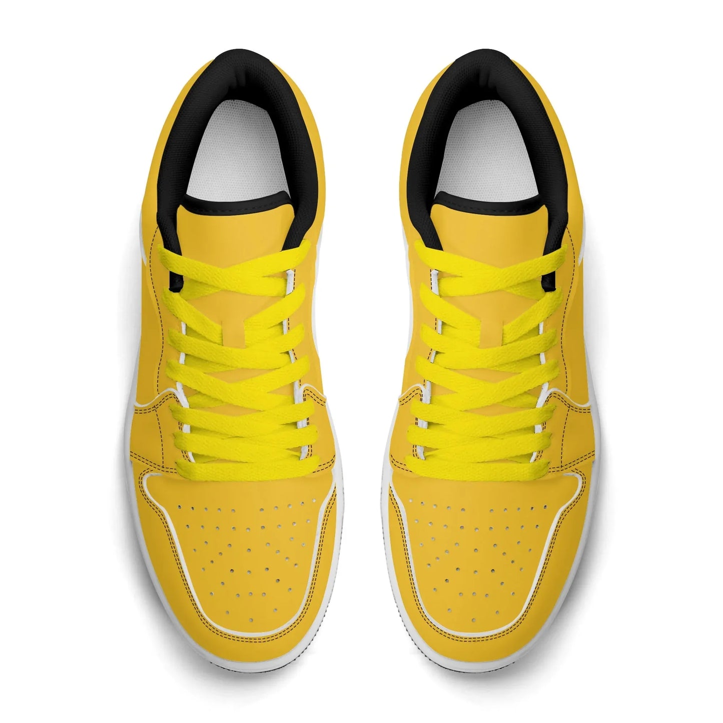gelbe-low-top-leder-sneaker-fur-herren-sneaker-jlr-design-96293 - JLR Design