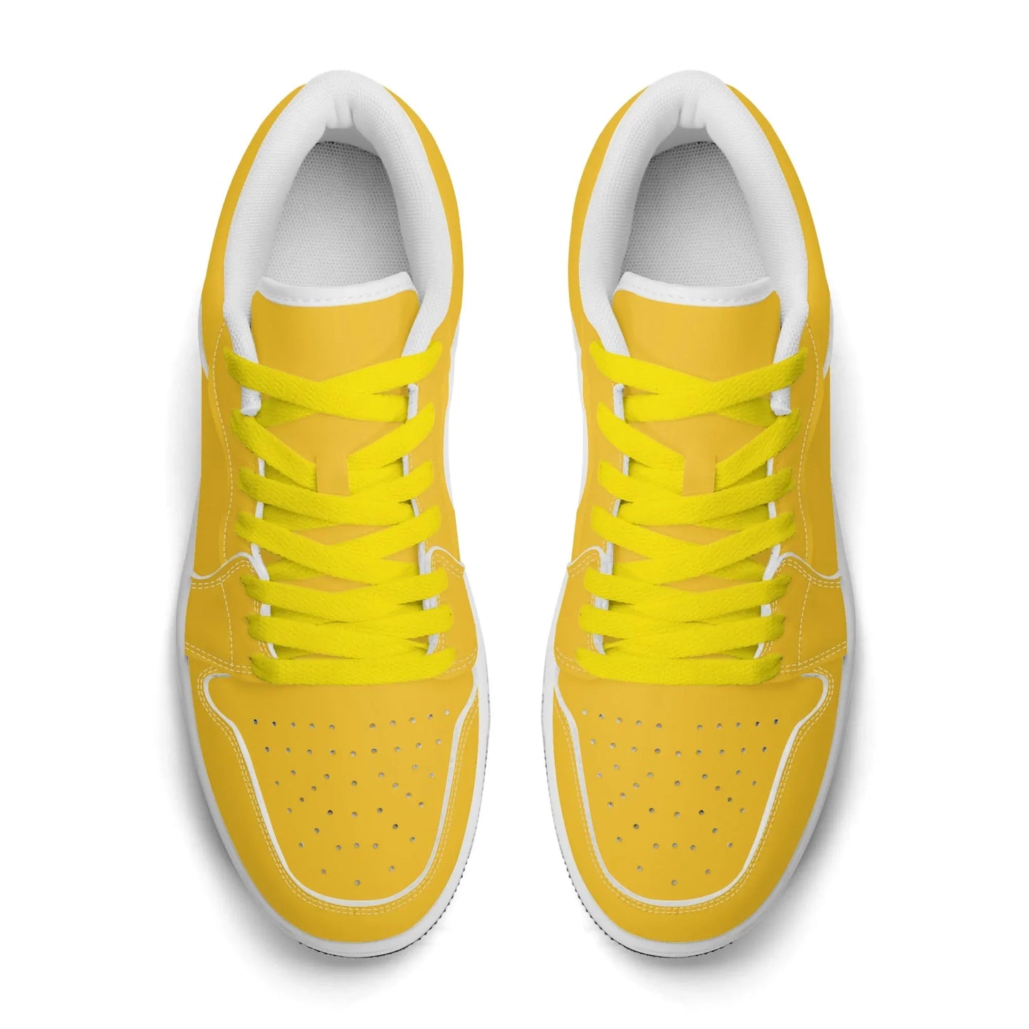 gelbe-low-top-leder-sneaker-fur-herren-sneaker-jlr-design-20611 - JLR Design