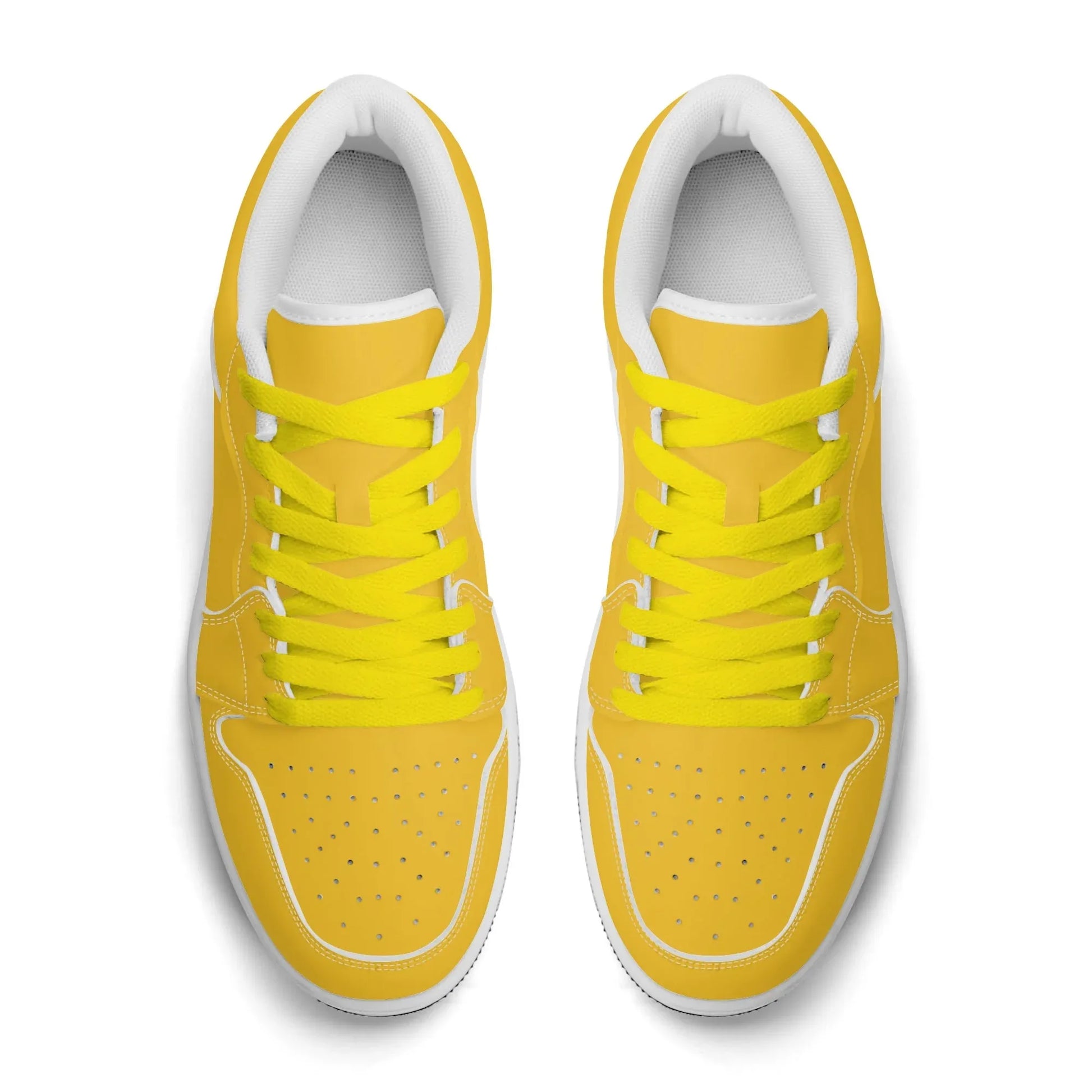 gelbe-low-top-leder-sneaker-fur-herren-sneaker-jlr-design-20611 - JLR Design
