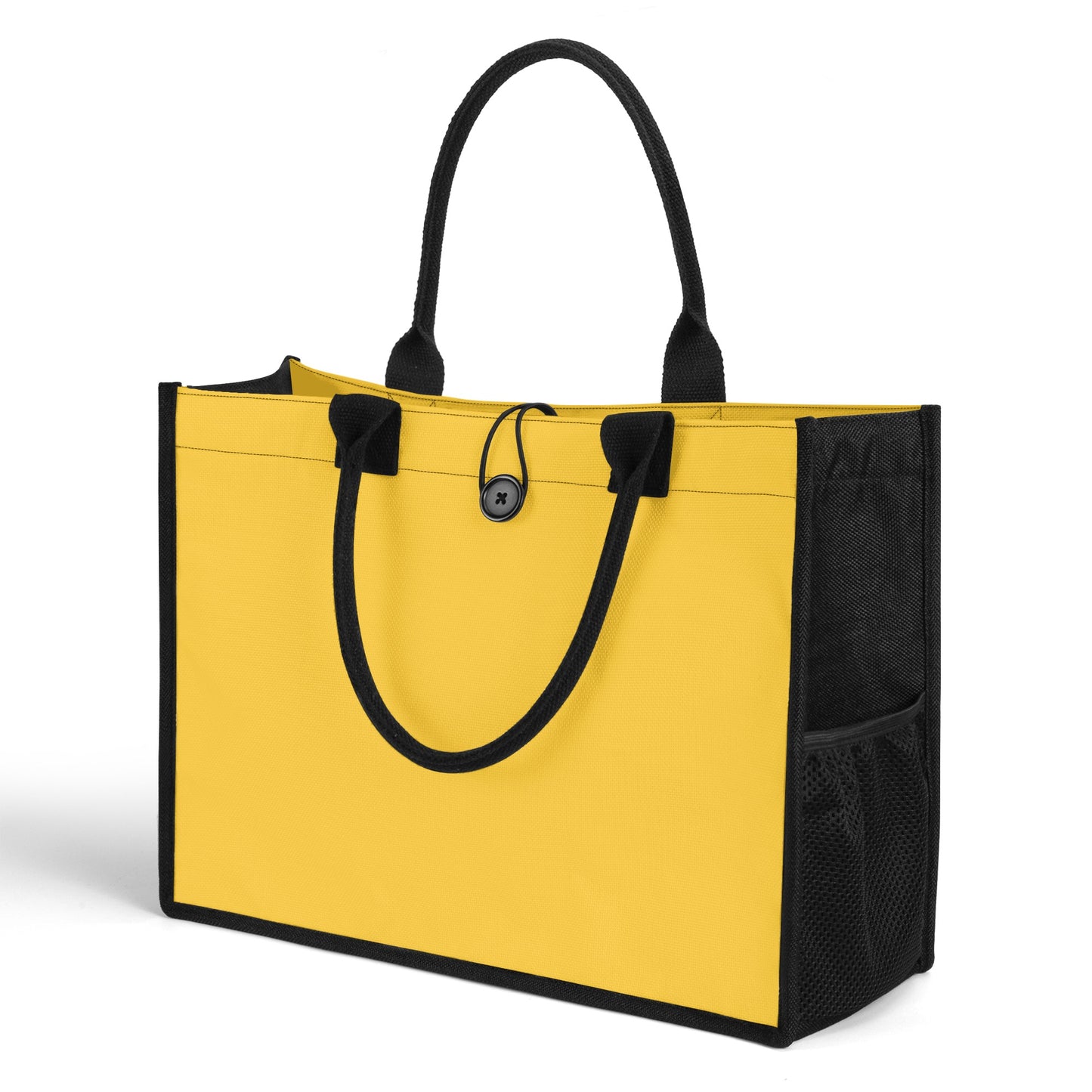 Gelbe Premium Canvas Shopper Tasche Einkaufstasche JLR Design