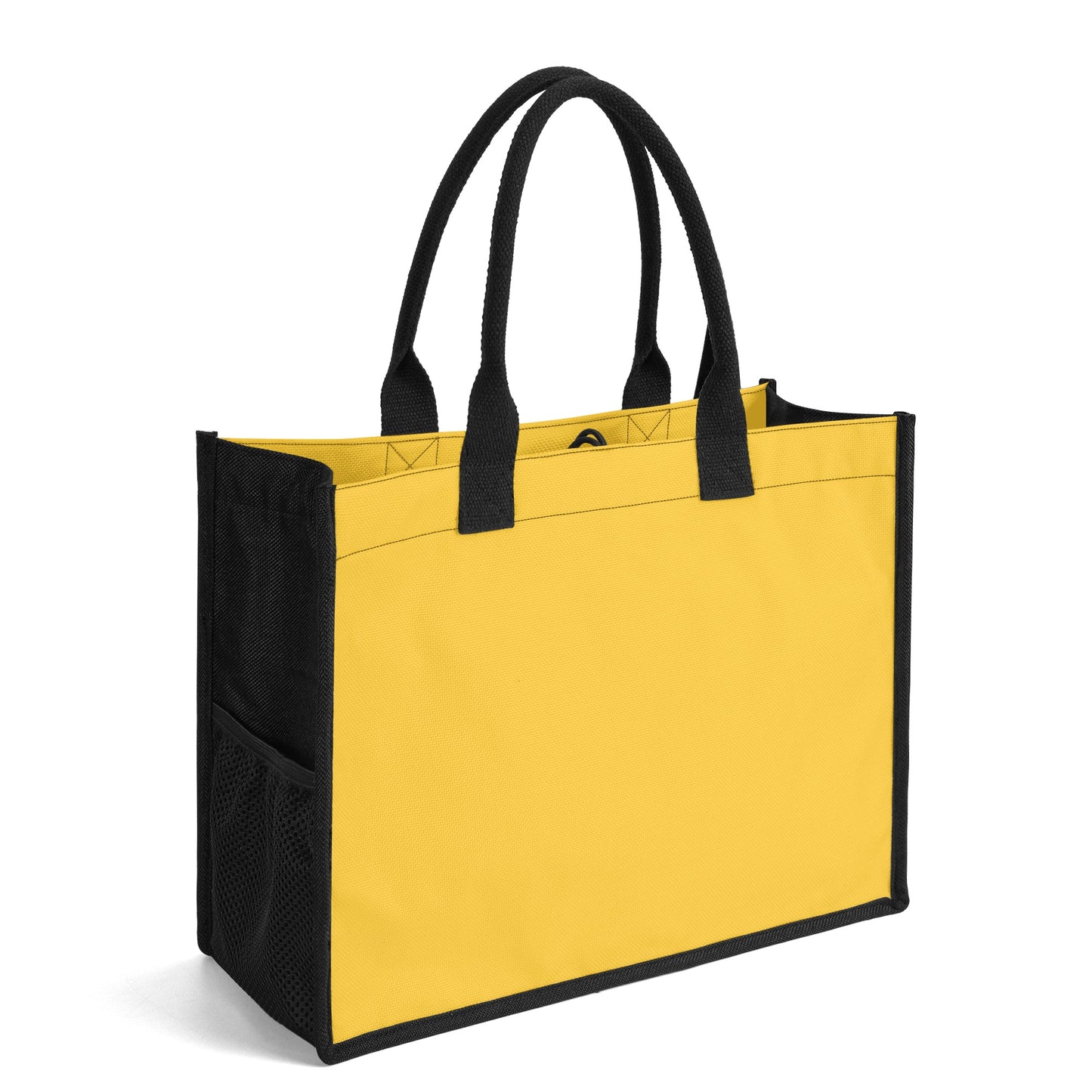 Gelbe Premium Canvas Shopper Tasche Einkaufstasche JLR Design