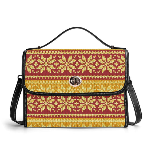 Gelbe Schneeflocke Satchel Bag Umhängetasche Umhängetasche JLR Design