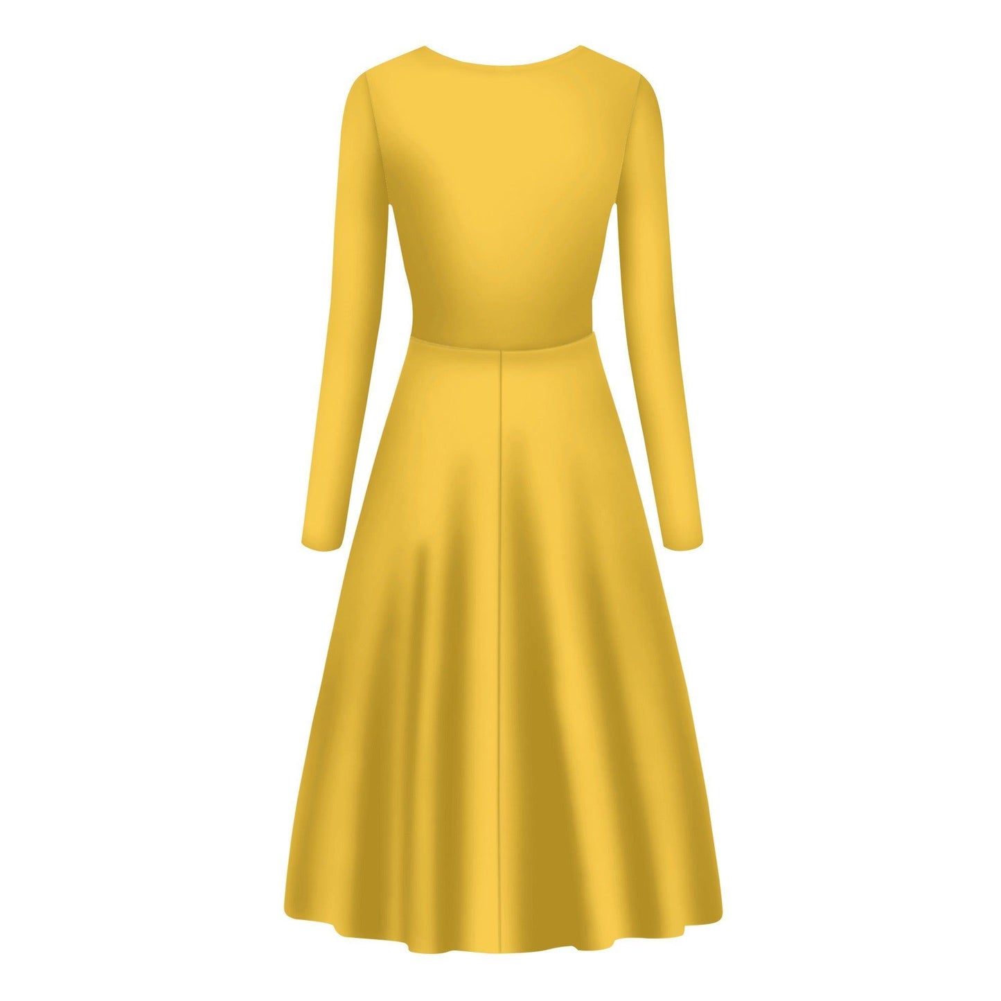 Gelber Long Sleeve Dress -- Gelber Long Sleeve Dress - undefined Long Sleeve Dress | JLR Design