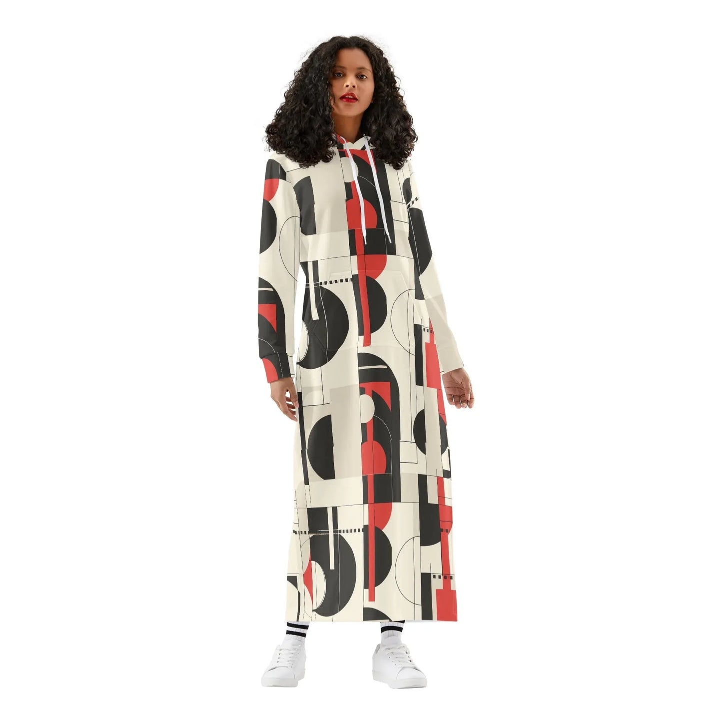 bequemes-leichtes-hoodie-kleid-geometry-v1-hoodiekleid-jlr-design-83429 - JLR Design