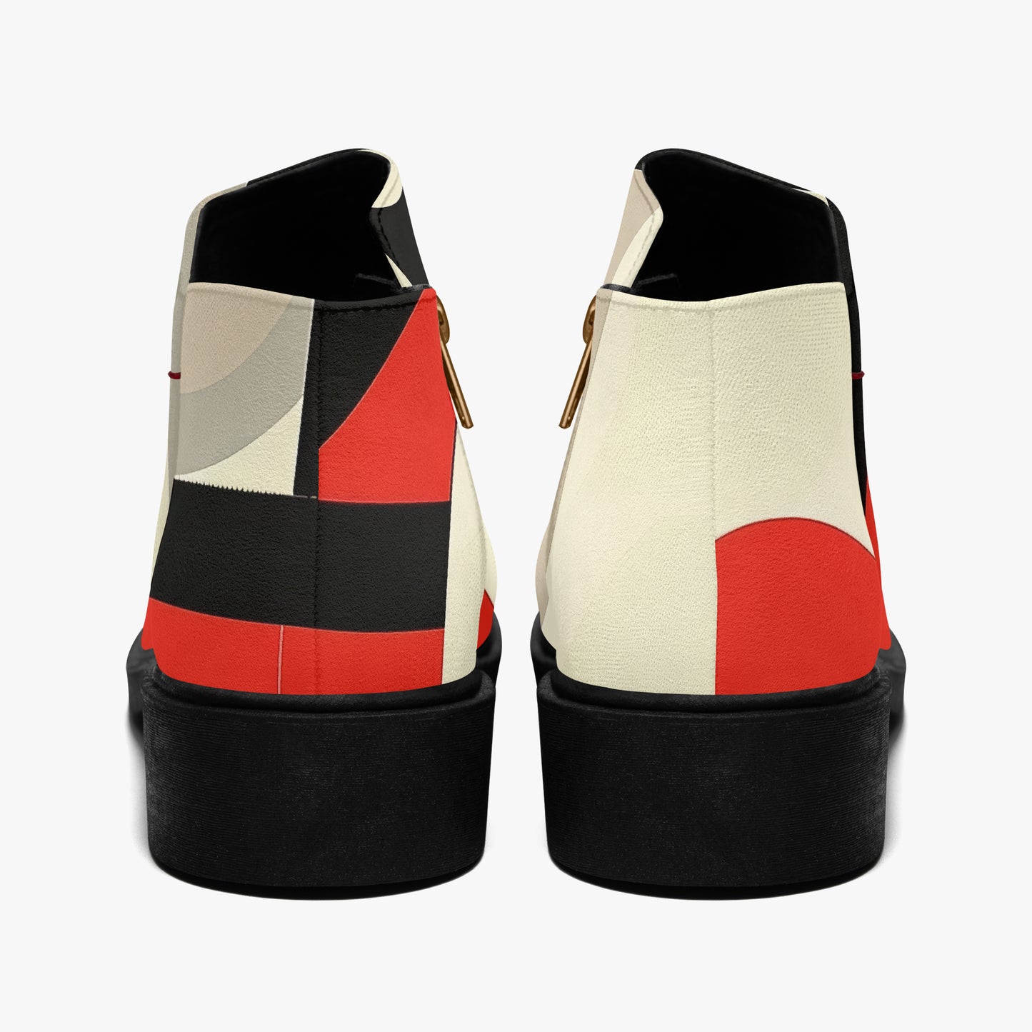 Geometry v1 elegante Reißverschluss-Stiefeletten Stiefeletten JLR Design