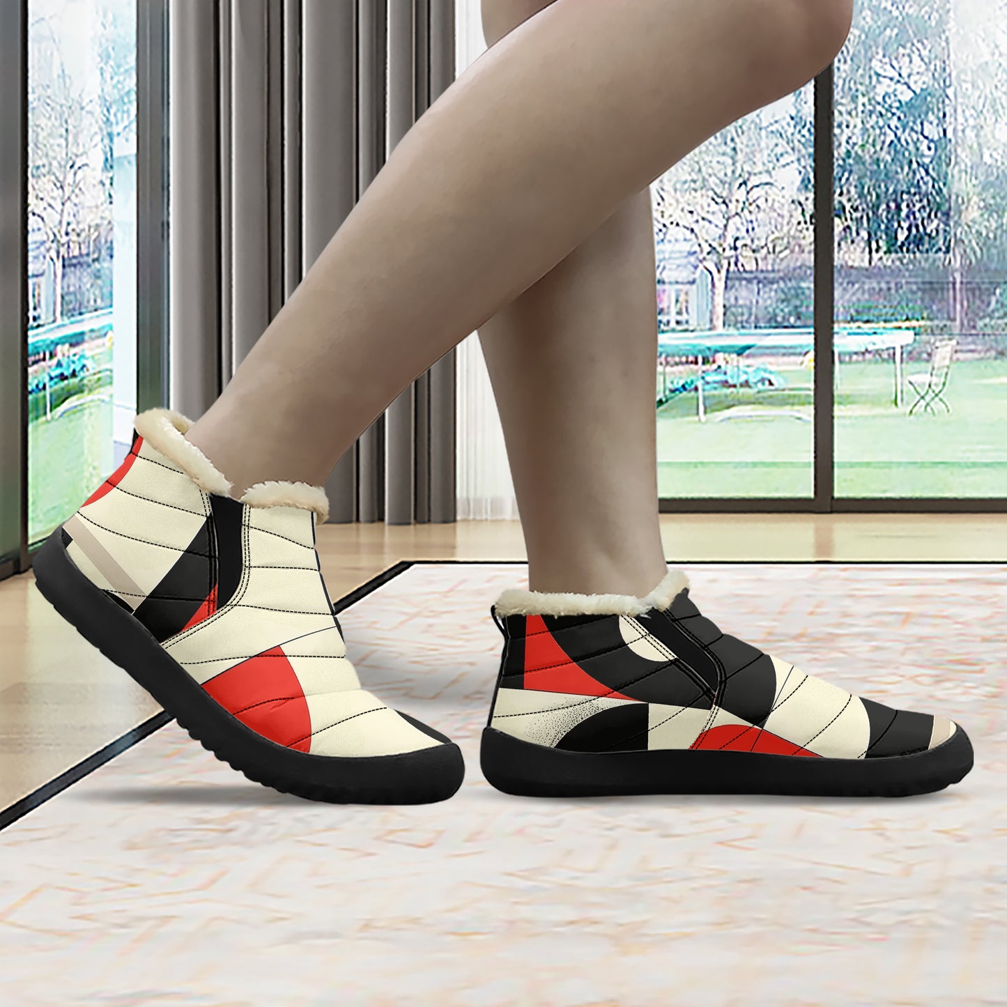 Geometry v1 Faux Fur Slipper Slipper JLR Design