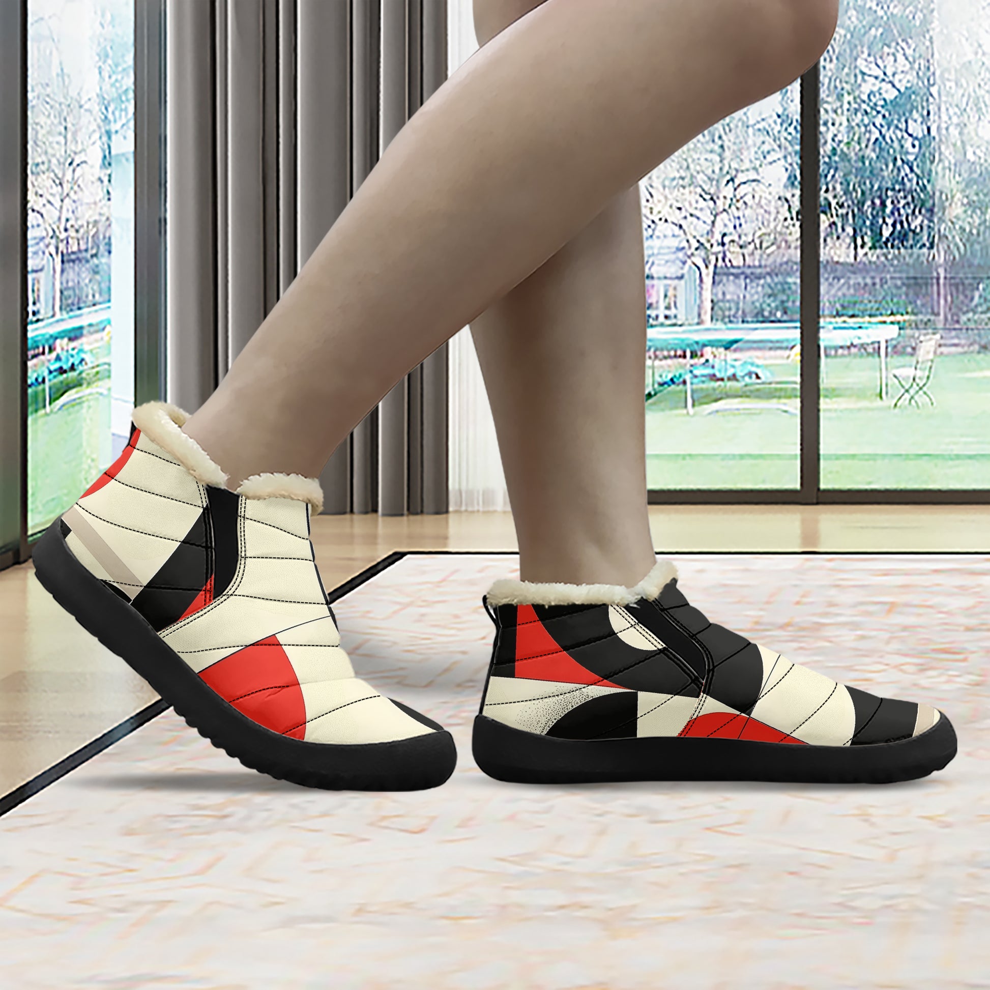 Geometry v1 Faux Fur Slipper Slipper JLR Design